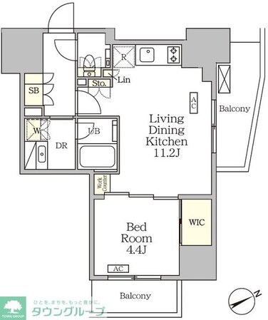 ザ・パークハビオ大森山王の物件間取画像